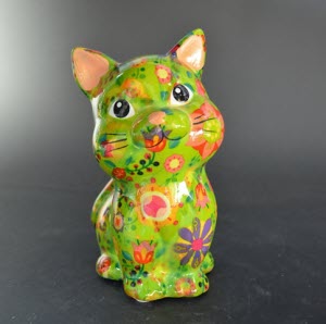 Pomme Pidou R - Spaarpot Cat Tilly, Flowers and Dreams GardenGreen