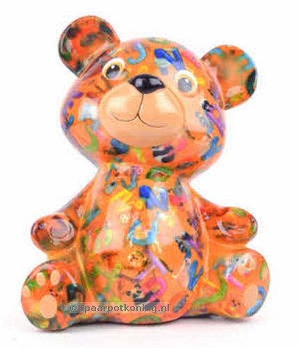 Pomme Pidou - Spaarpot Bear Toto, FunkyOrange ABC