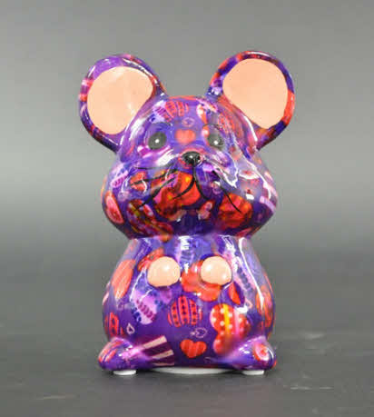 Pomme Pidou - XS Mouse Martha, ShockingPurple Hearts in Love