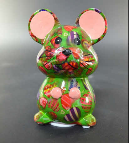 Pomme Pidou XS - Mouse Martha, MagicalGreen Hearts in Love