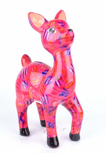 Pomme Pidou - Spaarpot Bambi Lilou, MagicalPink Hearts in Love
