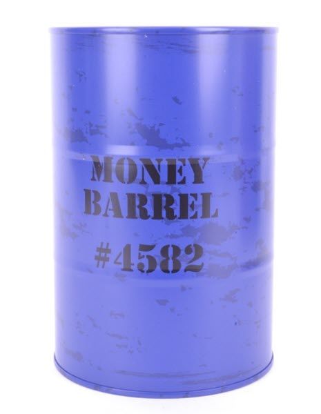 Spaarpot Money Barrel, Blauw