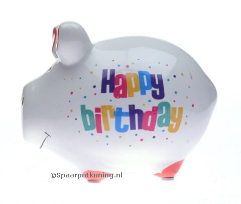 Best of...Spaarvarken Happy Birthday