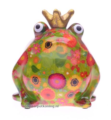 Pomme Pidou - Spaarpot King Frog Freddy, Flowers in the Sun