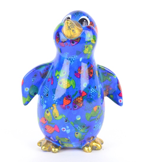 Pomme Pidou - Spaarpot Pinguin Paco, Under the Sea MarineBlue