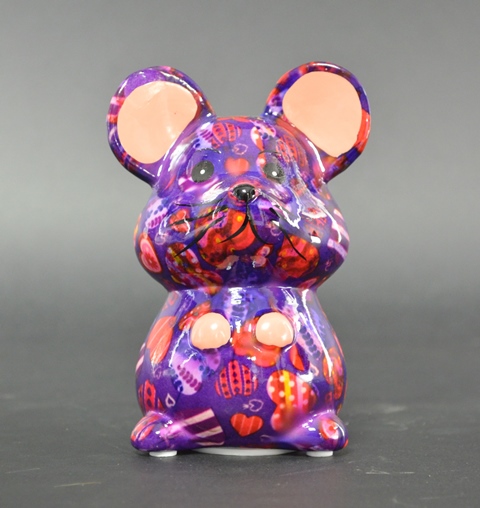 Pomme Pidou - XS Mouse Martha, ShockingPurple Hearts in Love