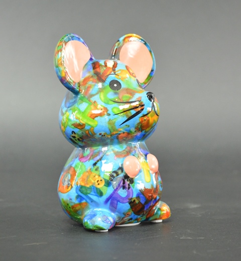 Pomme Pidou - XS Mouse Martha, AquaBlue ABC