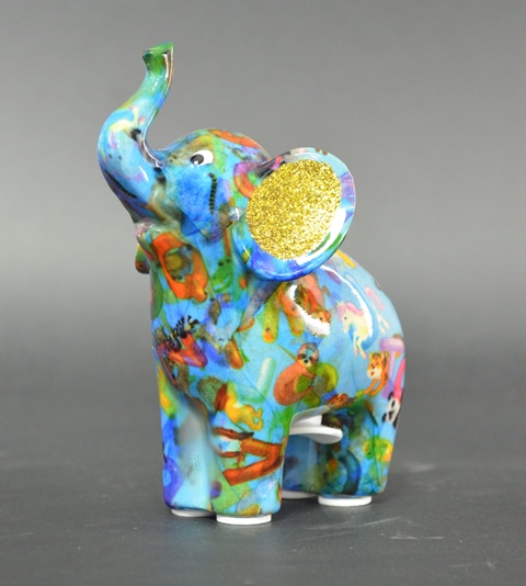 Pomme Pidou - XS Elephant Darcy, AquaBlue ABC