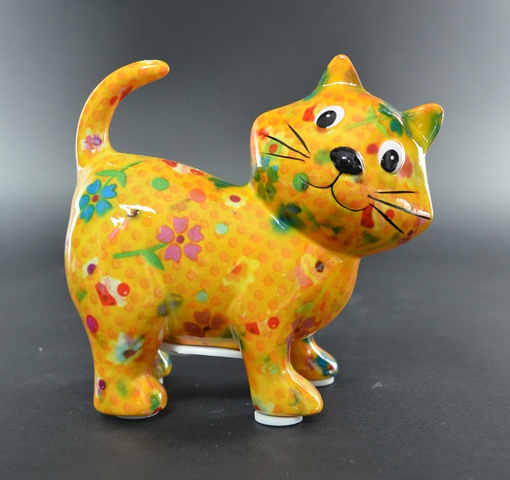 Pomme Pidou - Spaarpot Cat Kiki, Mad about CupCakes YellowSorbet