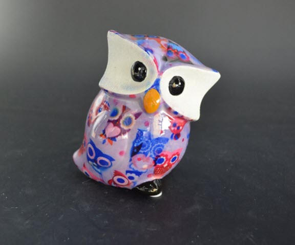 Pomme Pidou XS - Spaarpot Owl Otti, Mystic Owls PixiePurple