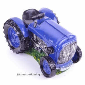 Spaarpot Tractor Blauw