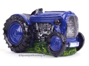 Spaarpot Tractor Blauw
