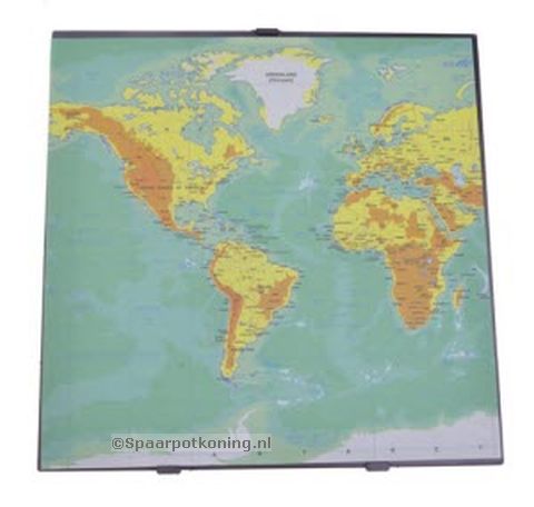 Spaarpot Holiday Fund, World Map