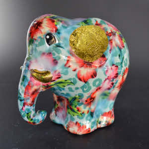 Pomme Pidou M - Spaarpot Elephant Elton, Hibiscus Mint Kiss