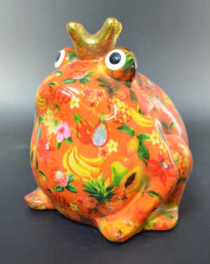 Pomme Pidou - Spaarpot King Frog Freddy, Copa Cobana TropicalOrange