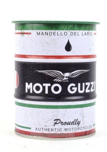 Spaarpot Spaarblik Moto Guzzi Oil