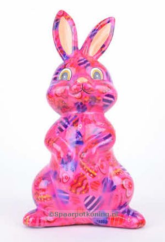 Pomme Pidou - Spaarpot Rabbit Millie, MagicalPink Hearts in Love