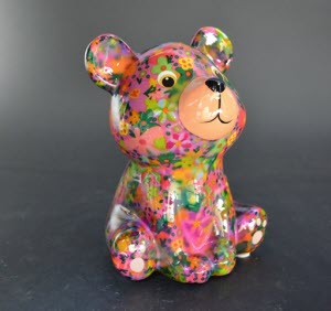 Pomme Pidou R - Spaarpot Teddy Bear Tala, Summerset PixiePurple