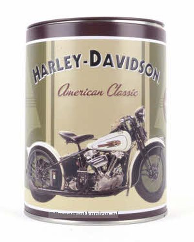 Spaarpot Spaarblik Harley Davidson Knucklehead