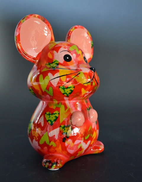 Pomme Pidou - Spaarpot Mouse Martha, LoveCrush
