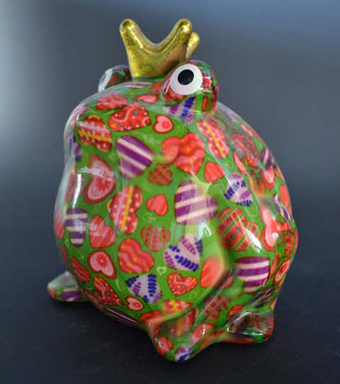 Pomme Pidou - Spaarpot King Frog Freddy, MagicalGreen Hearts in Love