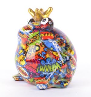 Pomme Pidou - Spaarpot King Frog - Bodhi's Freddy, Ka-Boom