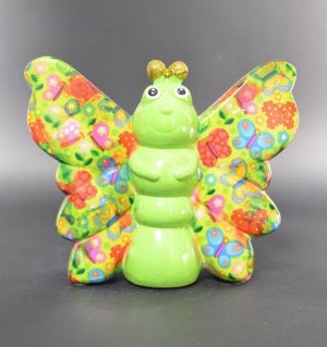 Pomme Pidou - Spaarpot Butterfly Bibi, DreamyGreen Sweet Butterflies