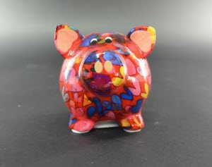 Pomme Pidou XS - Spaarpot Pig Rosie, Crazy Love