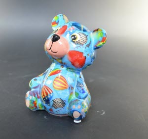 Pomme Pidou XS - Teddy Bear Toto, Air Balloons SkyBlue