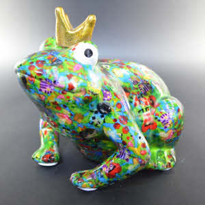 Pomme Pidou - Spaarpot Frog Max, Alice in WonderLand MagicalBlue
