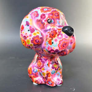 Pomme Pidou - Spaarpot Dog Marley, Pink Elephant Parade