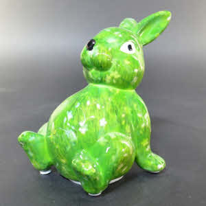 Pomme Pidou XS - Spaarpot Rabbit Billy, Daisy Dreams in Green Blumenwiesen