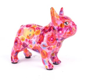 Pomme Pidou XS - Spaarpot French Bulldog Jack, Pink Elephant Parade