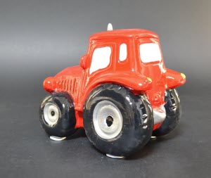 Spaarpot Tractor Rood