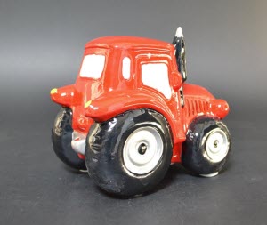 Spaarpot Tractor Rood